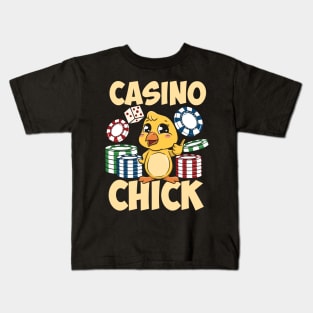 Casino Chick Kids T-Shirt